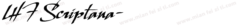 LHF Scriptana字体转换